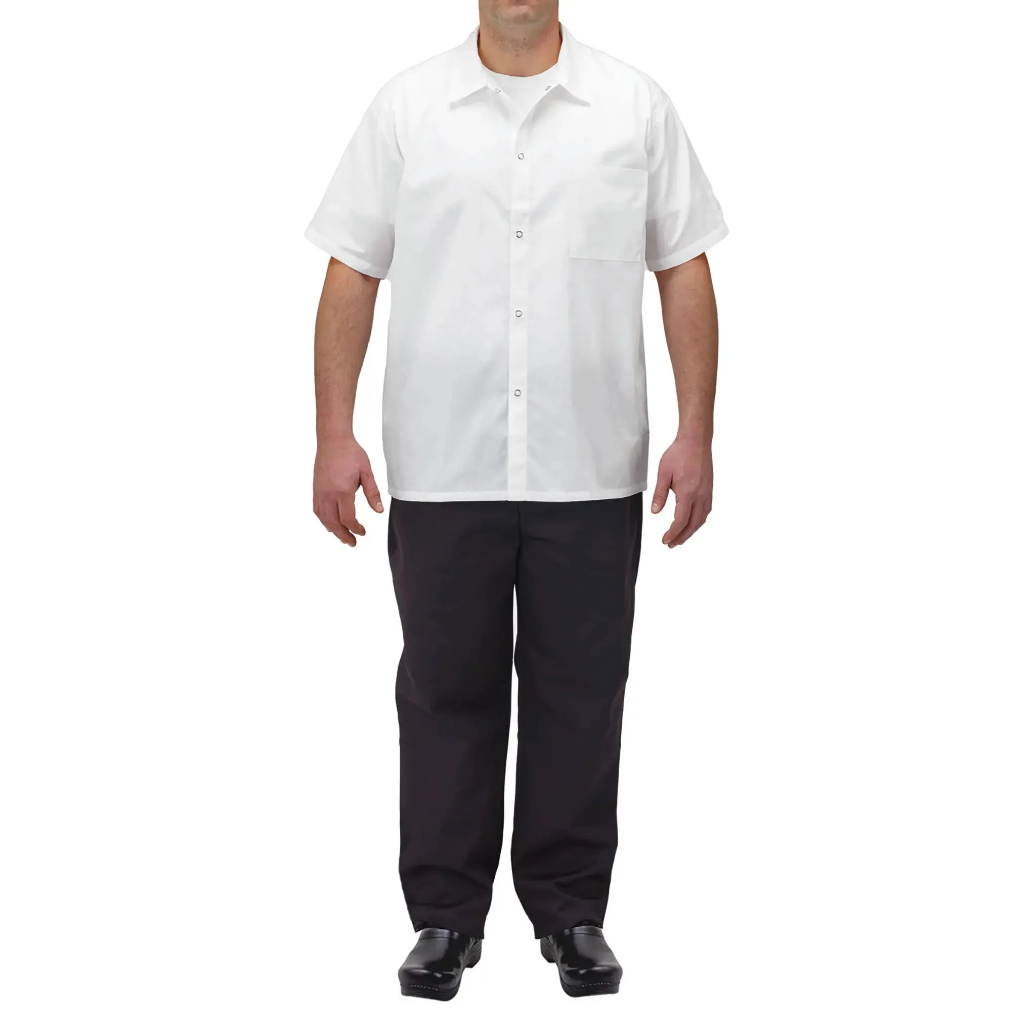 Winco Black Universal Fit Chef Pants - Various Sizes - Image 3